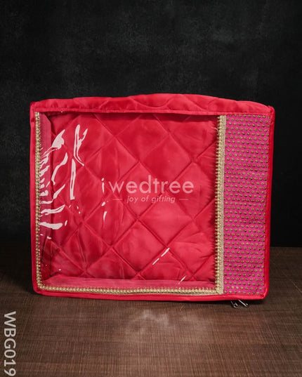 Saree Cover With Chumki Work -3 Inches - Wbg0198 Bags