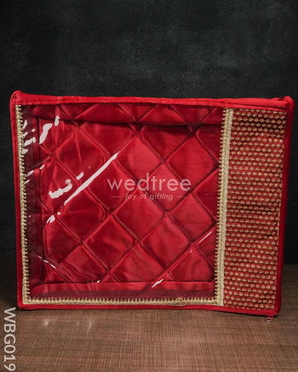 Saree Cover With Chumki Work -3 Inches - Wbg0198 Bags