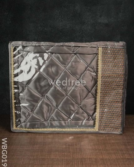Saree Cover With Chumki Work -3 Inches - Wbg0198 Bags