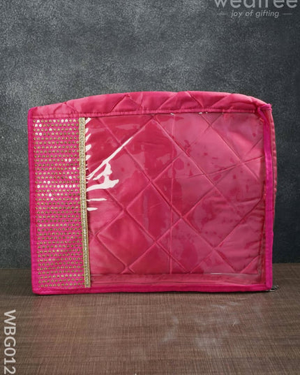 Saree Cover With Embroidered Chumki (Medium) - 3Inches Wbg0124 Bags
