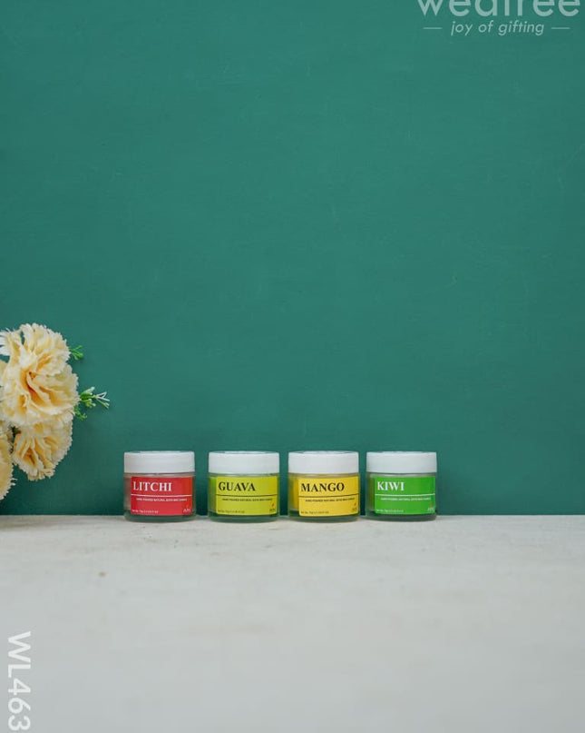 Scented Jar Candle - Set Of 4 Wl4638 Candles & Votives