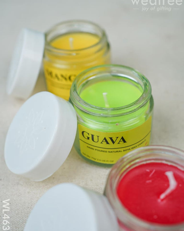 Scented Jar Candle - Set Of 4 Wl4638 Candles & Votives