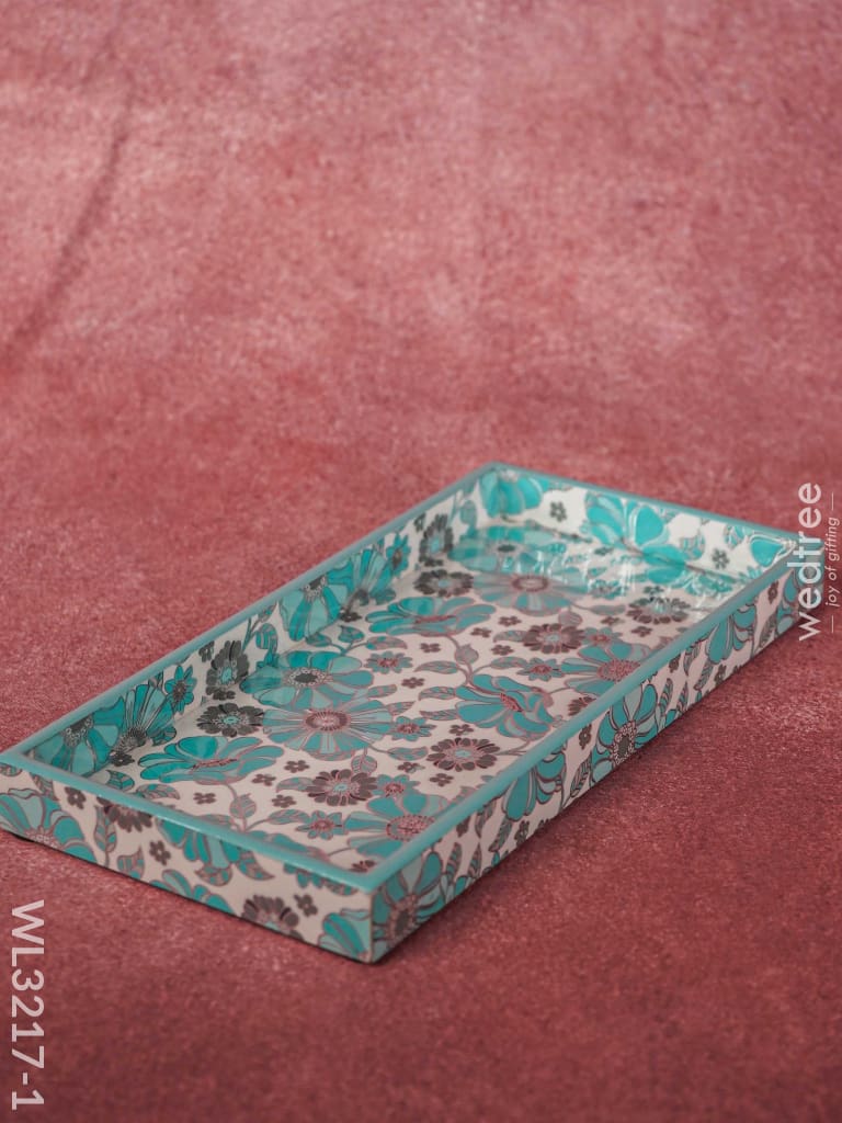 Serving Tray Digitally Printed Floral Desings - Wl3217 Small Wooden Trays