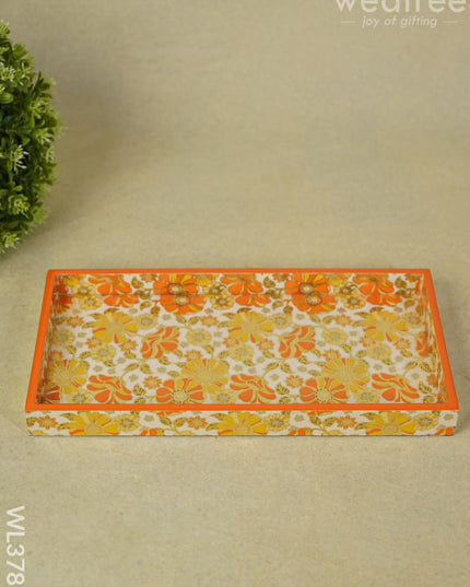Serving Tray Digitally Printed Floral Desings - Wl3785 Wooden Trays