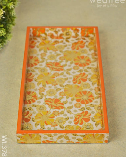 Serving Tray Digitally Printed Floral Desings - Wl3785 Wooden Trays