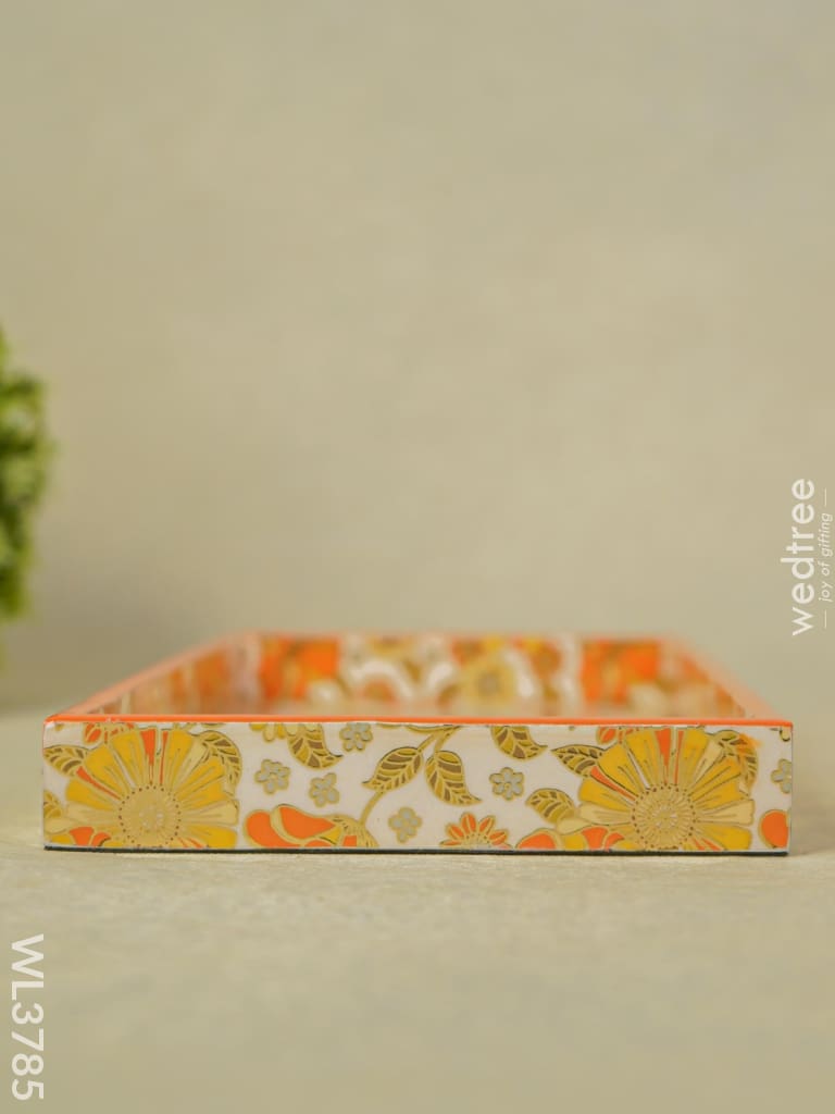 Serving Tray Digitally Printed Floral Desings - Wl3785 Wooden Trays
