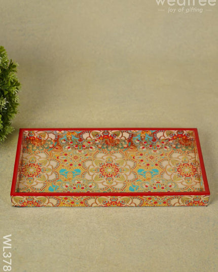 Serving Tray Digitally Printed Mandala Desings - Wl3787 Wooden Trays
