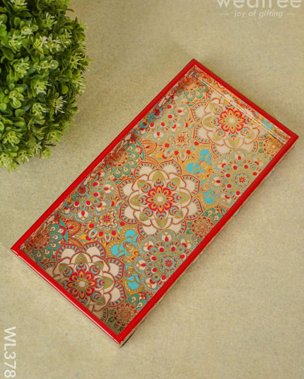 Serving Tray Digitally Printed Mandala Desings - Wl3787 Wooden Trays