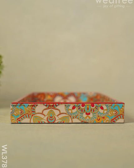 Serving Tray Digitally Printed Mandala Desings - Wl3787 Wooden Trays