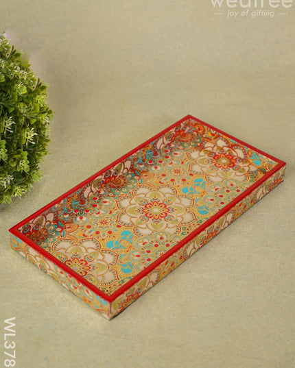 Serving Tray Digitally Printed Mandala Desings - Wl3787 Wooden Trays