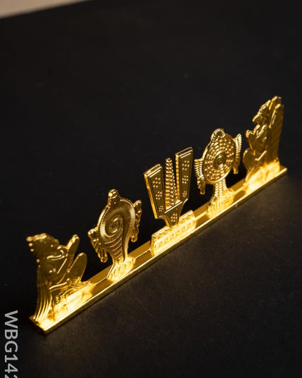 Shank Chakra Nama Idol - Gold Finish - WBG1424-3 - Murti - RG