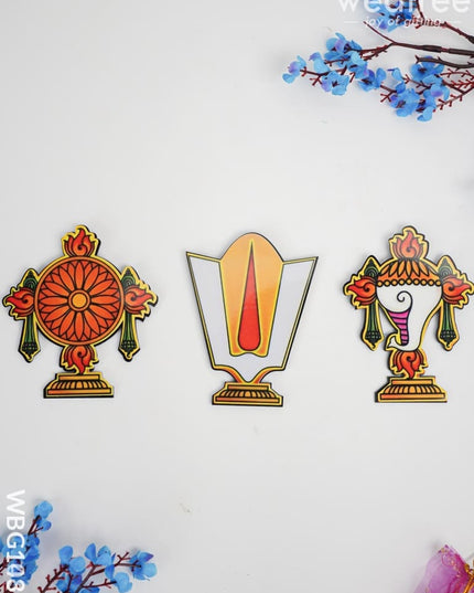 Shank Chakra Nama Fridge Magnet - Wbg1487 Rg