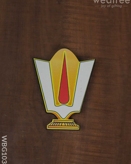 Shanku Chakra Naama Fridge Magnet - Wbg1038 Home Decors
