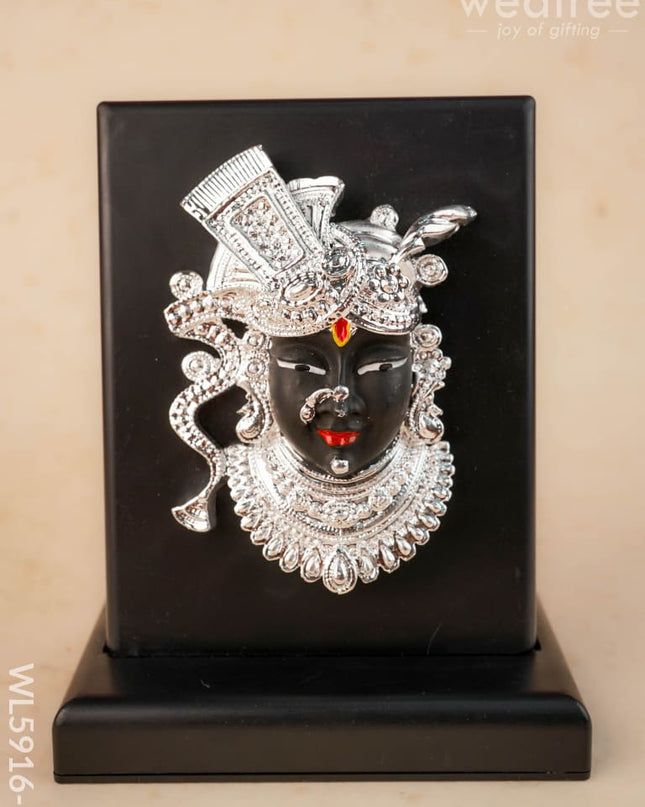 Shrinathji Frame with Silver Finish - 5 inch - WL5916-5 - EPNS Gifts