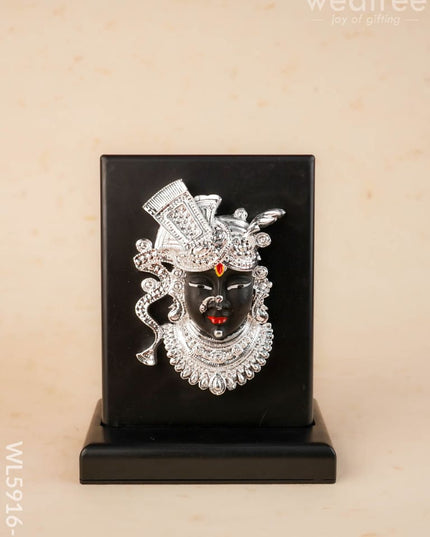 Shrinathji Frame with Silver Finish - 5 inch - WL5916-5 - EPNS Gifts