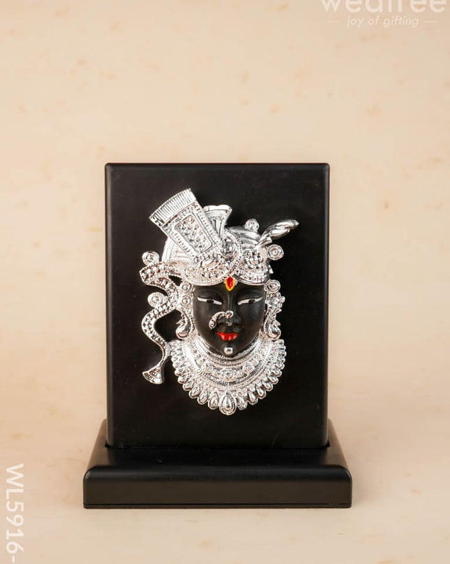 Shrinathji Frame with Silver Finish - 5 inch - WL5916-5 - EPNS Gifts