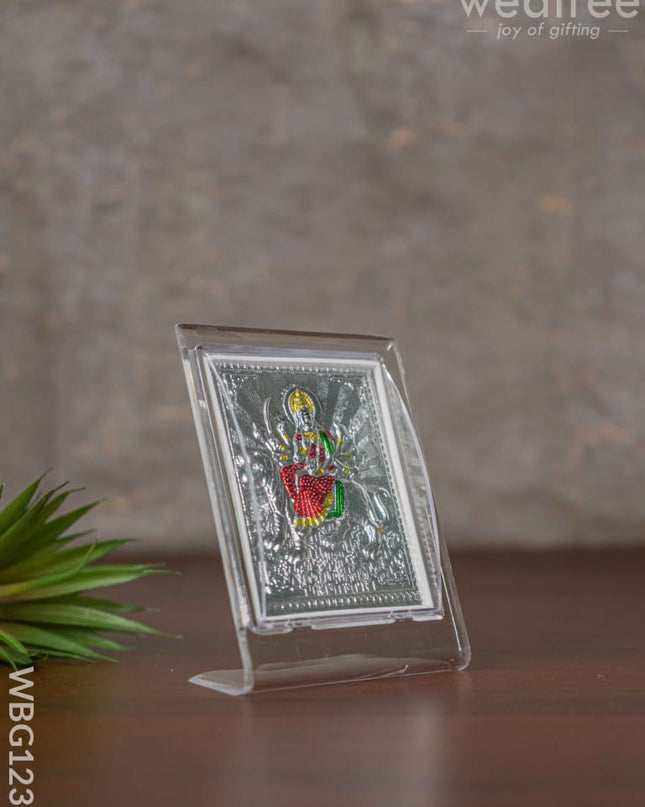 Silver Durga Photoframe With Stand - Wl3502 German Photo Frame
