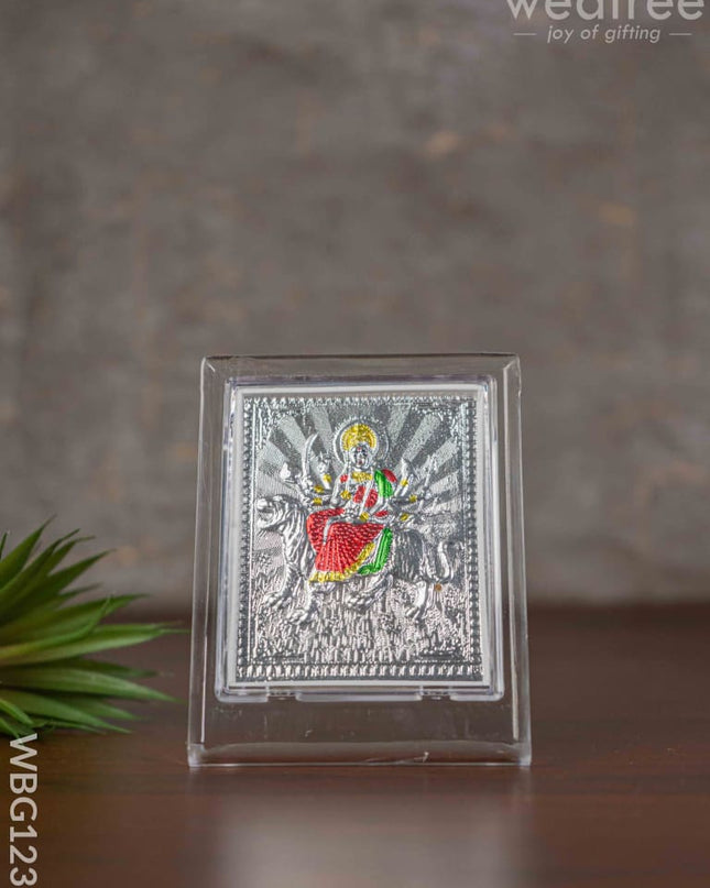 Silver Durga Photoframe With Stand - Wl3502 German Photo Frame