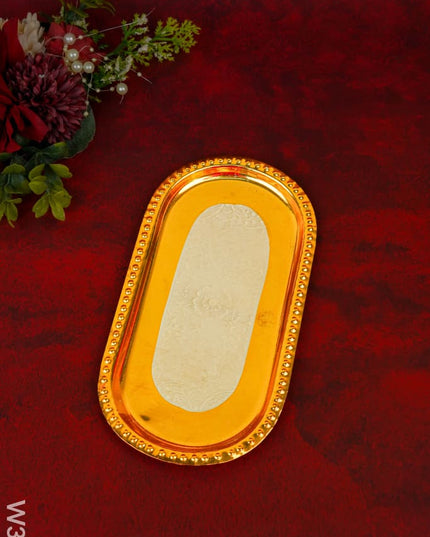 Silver & Gold Plated Bowl Set of 2 with Plate - W3712 - Dining Essentials