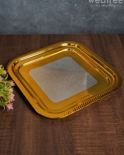 Silver & Gold Plated Bowl (Set Of 4) With Plate - Wl2799 Dining Essentials