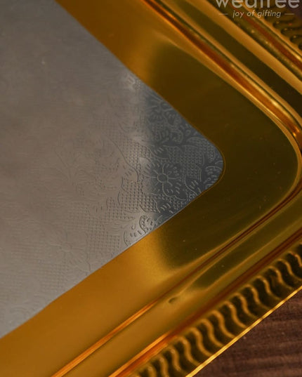 Silver & Gold Plated Bowl (Set Of 4) With Plate - Wl2799 Dining Essentials
