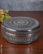 Oxidised Poori Box - 8 inch