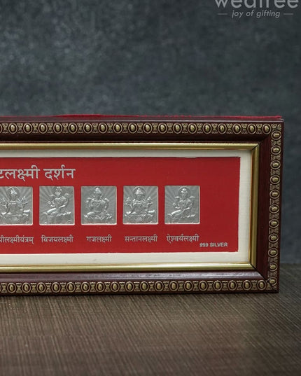 Silver Ashtalakshmi Photoframe 11.5Inches - Wl1088 German Photo Frame