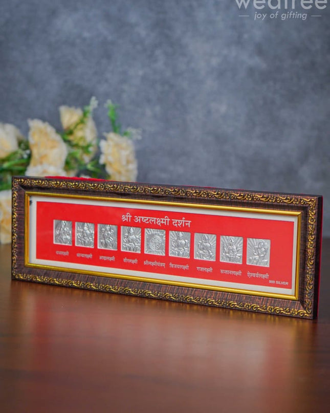 Silver Ashtalakshmi Photoframe 11.5Inches - Wl1088 German Photo Frame