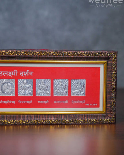 Silver Ashtalakshmi Photoframe 11.5Inches - Wl1088 German Photo Frame