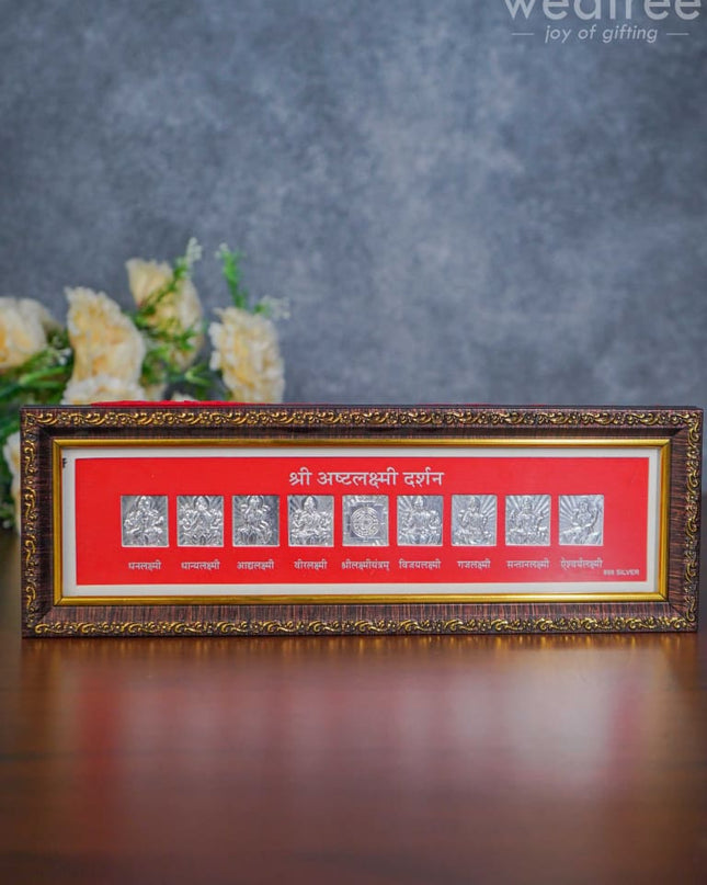 Silver Ashtalakshmi Photoframe 11.5Inches - Wl1088 German Photo Frame