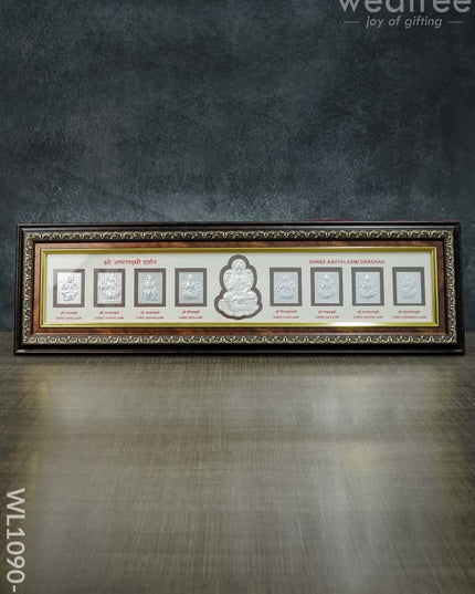 Silver Photoframe 23.5Inches - Wl1090 Ashtalakshmi German Photo Frame