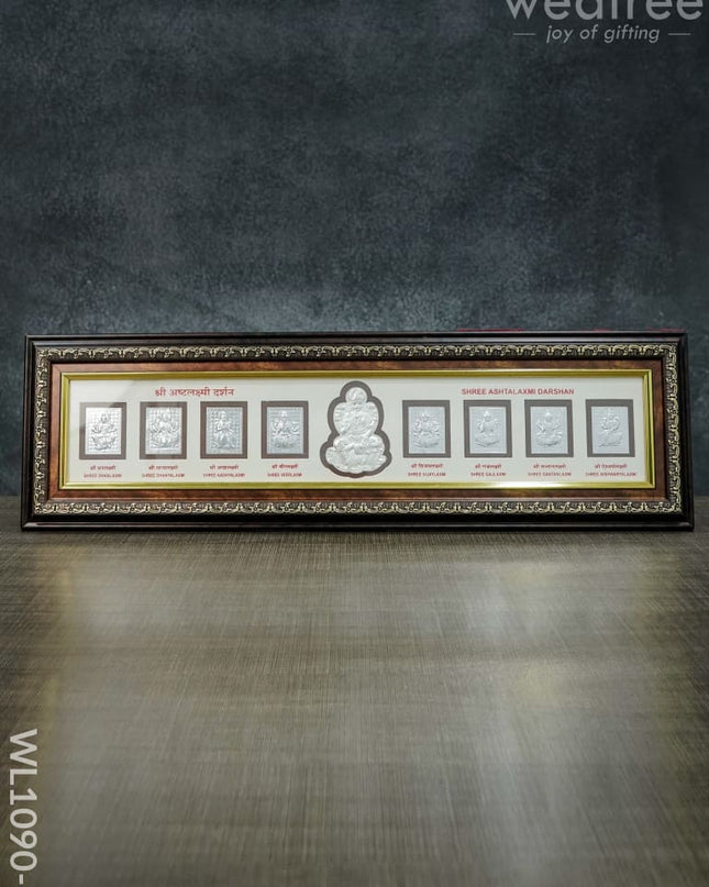 Silver Photoframe 23.5Inches - Wl1090 Ashtalakshmi German Photo Frame