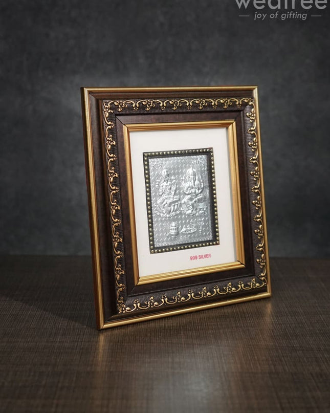 Silver Photoframe Big - Ganesh Lakshmi Wl1097 German Photo Frame