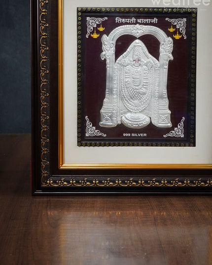 Silver Photoframe Big - Ganesh Lakshmi Wl1097 German Photo Frame