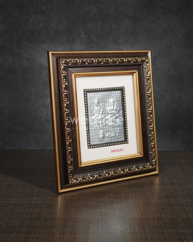 Silver Photoframe Big - Ganesh Lakshmi Wl1097 German Photo Frame