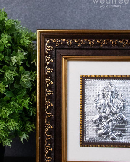Silver Photoframe Big - Ganesh Lakshmi Wl1097 German Photo Frame