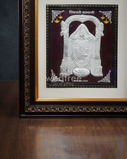 Silver Photoframe Big - Ganesh Lakshmi Wl1097 German Photo Frame