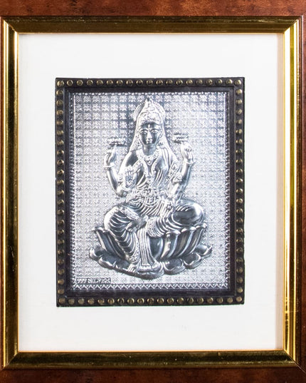 Silver Photoframe Big - Ganesh Lakshmi Wl1097 German Photo Frame