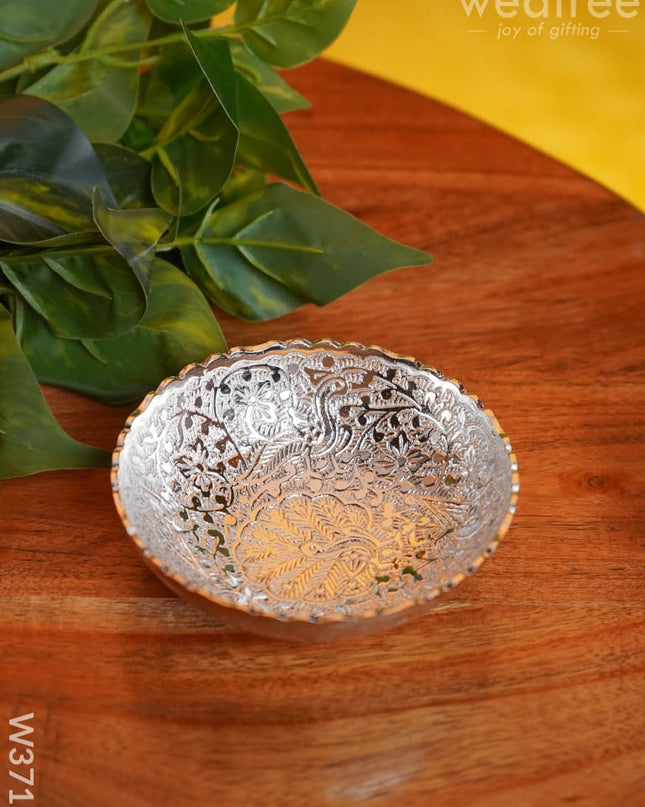 Silver-plated Bowl & Spoon - W3719 - Utensils RG