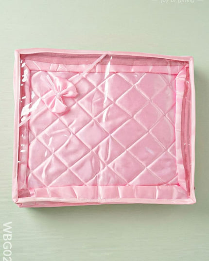 Single Saree Cover with Bow - WBG0274 - Saree Bags RG