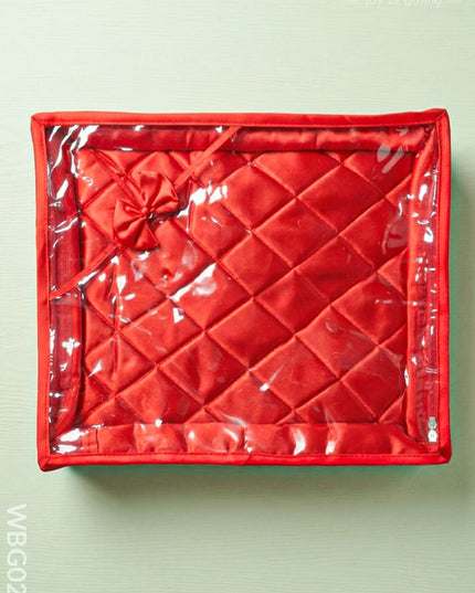 Single Saree Cover with Bow - WBG0274 - Saree Bags RG