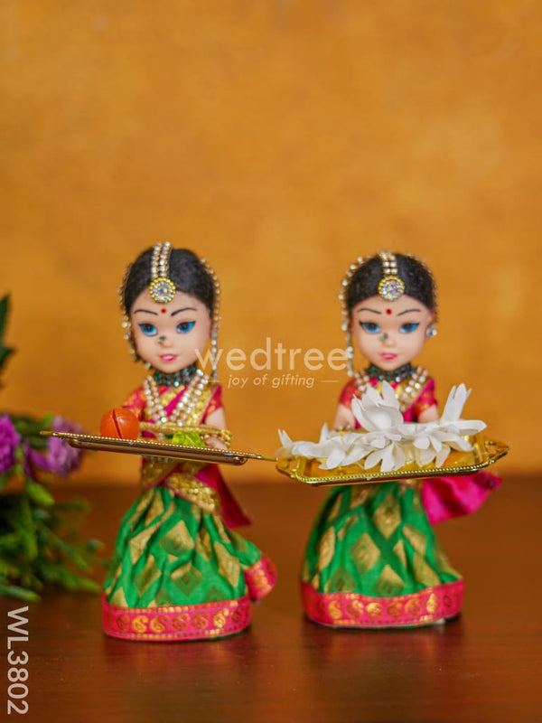 Small Welcome Dolls (Set Of 2) - 7 Inch Wl3802