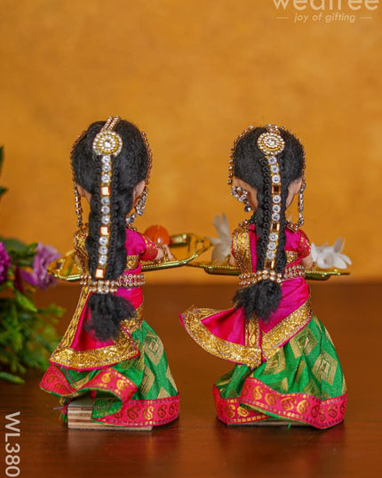 Small Welcome Dolls (Set Of 2) - 7 Inch Wl3802