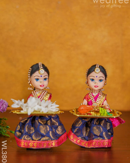 Small Welcome Dolls (Set Of 2) - 7 Inch Wl3802