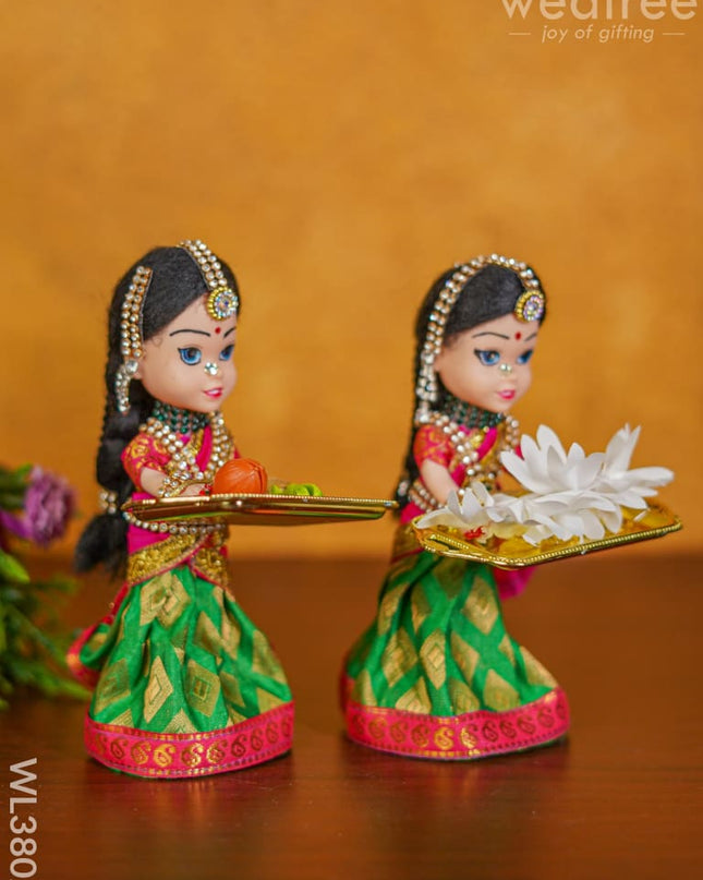 Small Welcome Dolls (Set Of 2) - 7 Inch Wl3802