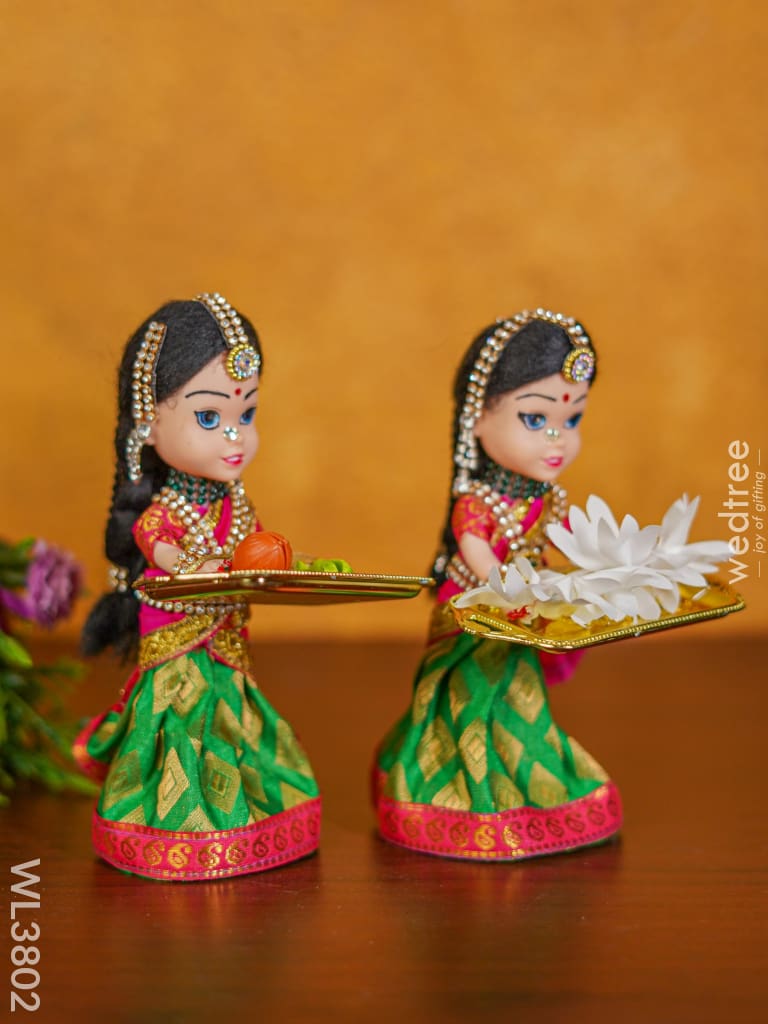 Small Welcome Dolls (Set Of 2) - 7 Inch Wl3802