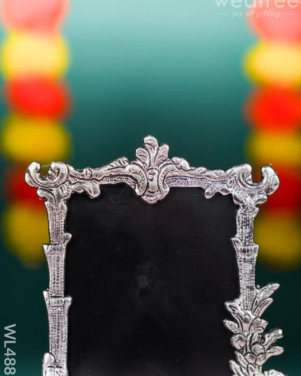 White Metal Square Photo Frame - WL4889 White Metal