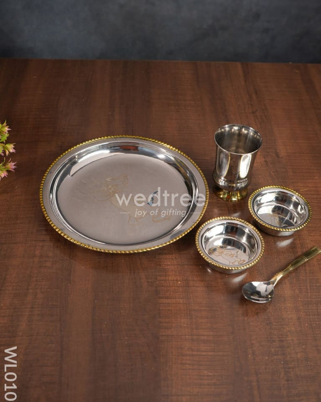Stainless Steel Kids Plate Set - Tom Wl0109 Kids Utility