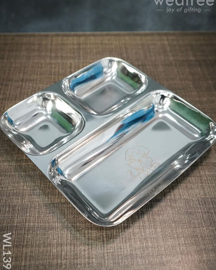 Stainless Steel Thali Set-Small - Wl1399 Kids Utility