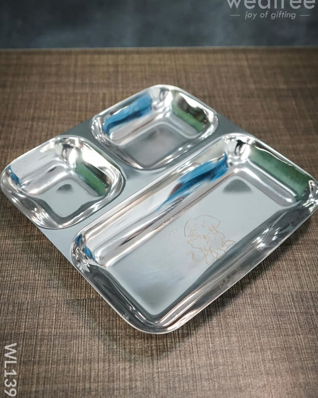 Stainless Steel Thali Set-Small - Wl1399 Kids Utility